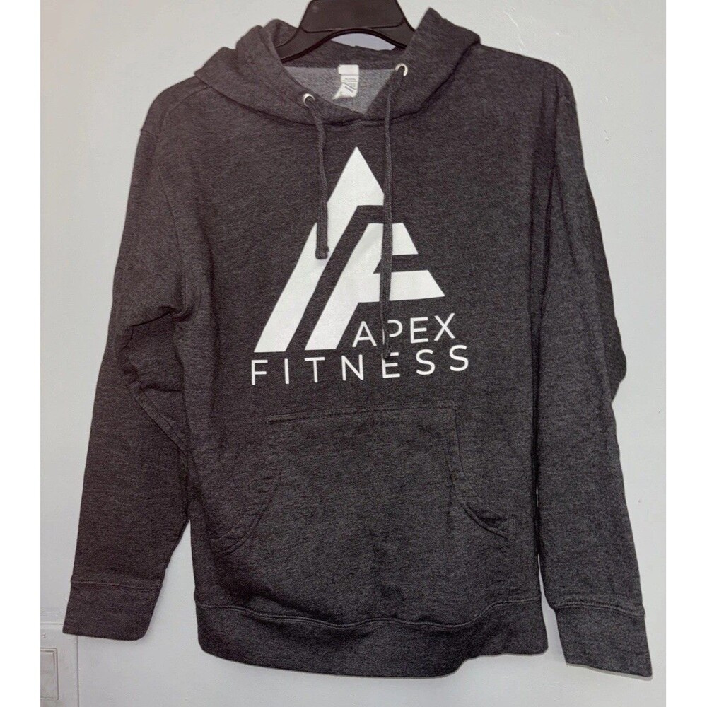 Independent Trading Company Apex Fitness  Hoodie Sweatshirt Men’s Gray Size M